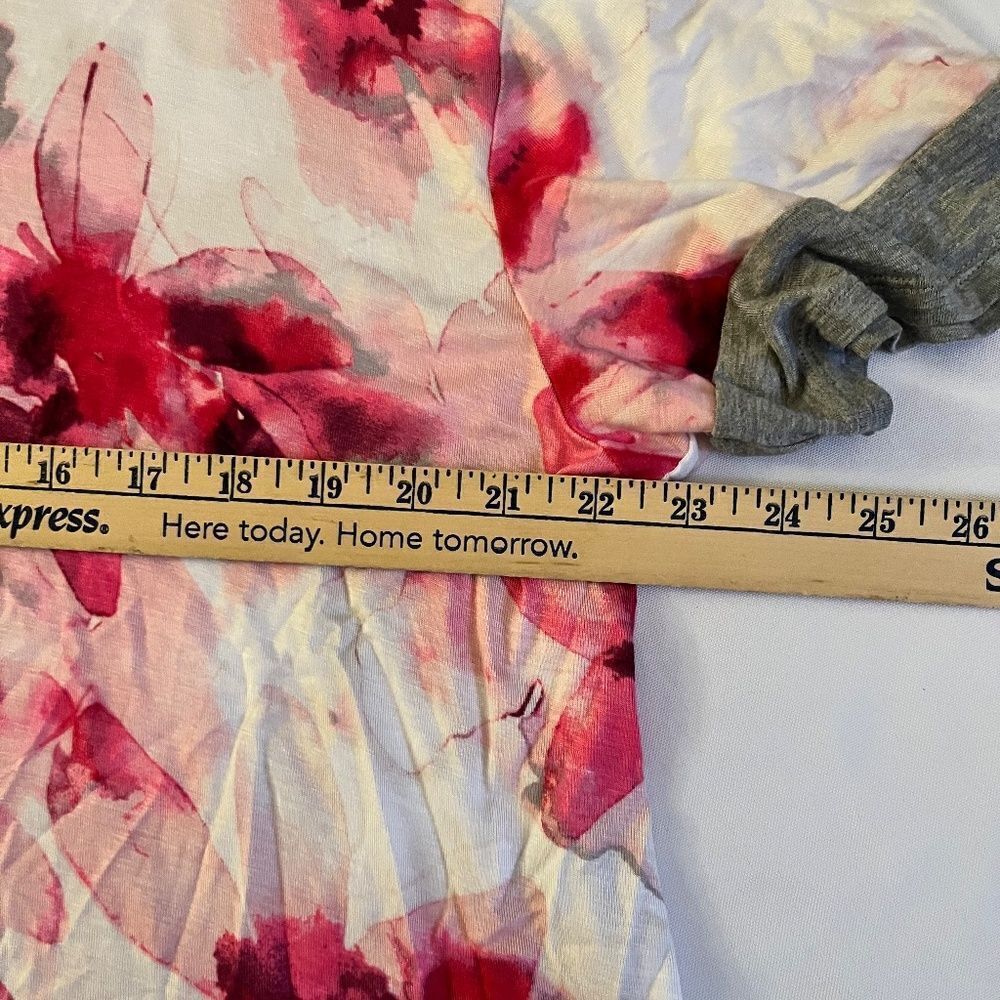 NEW Simply Vera WangβXL Top Pink White Floralβ(Sleepwear) - Picture 7 of 11
